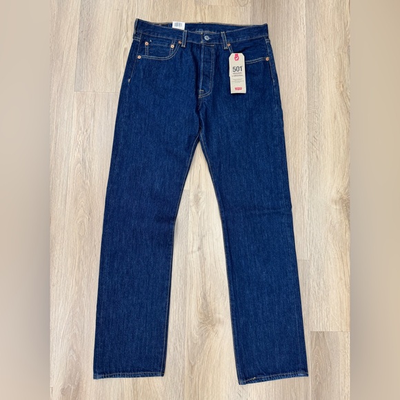 Levi’s 501 Original Men’s Denim, Dark Wash BNWT - Picture 7 of 7